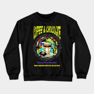 Coffee and Chocolate (Motivational and Inspirational Quote) Crewneck Sweatshirt